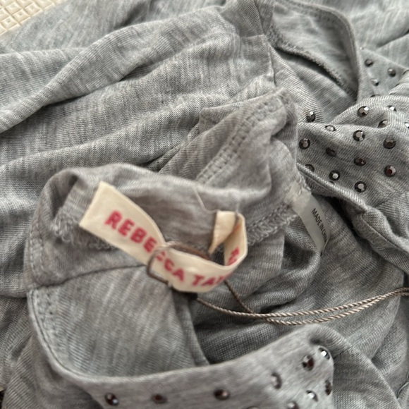 Rebecca Taylor Nailhead Sleeve Peplum Top - Picture 3 of 3